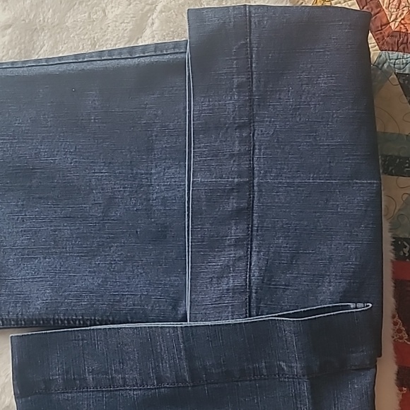 Kenneth Cole Reaction Blue Denim Y2K Style Flare Jeans Size 8 - Picture 5 of 13